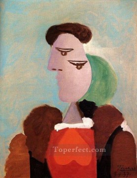 パブロ・ピカソ Painting - 女性の肖像画 1937 年キュビズム パブロ・ピカソ